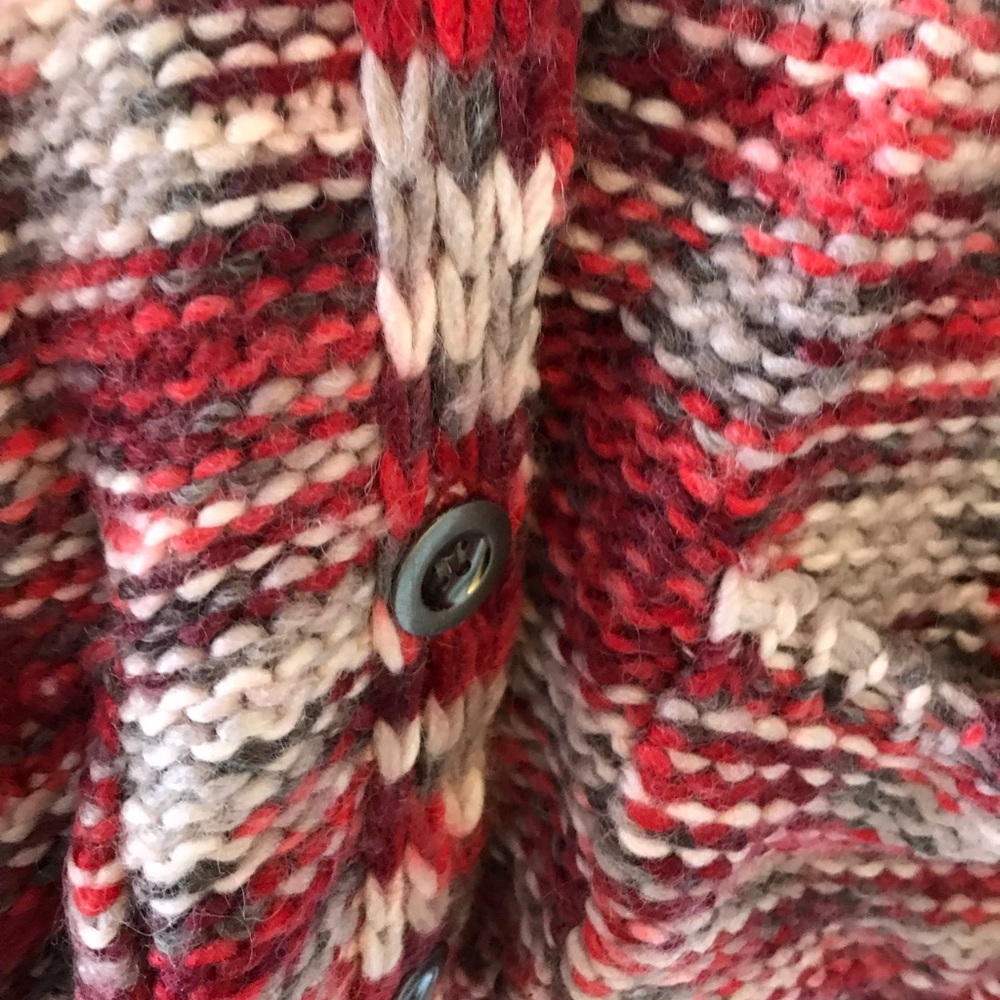 Ladies Sweater Jacket/Ruby Red - image 6